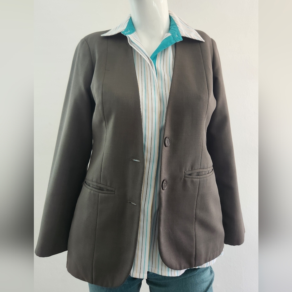 Executive Uniform Women Blazer Size 2 Petite - Picture 7 of 15